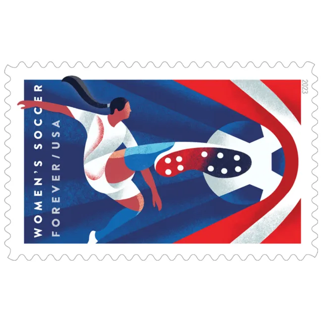 2023 Women's Soccer Stamps - Forever Stamps