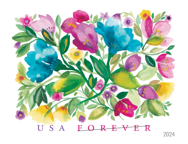 2024 Celebration Blooms Stamps - Forever Stamps