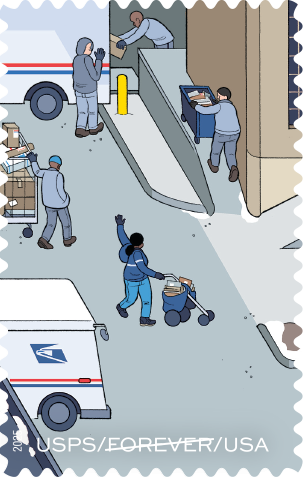 2025. 250 Years of Delivering Stamps 100 pcs - Forever Stamps